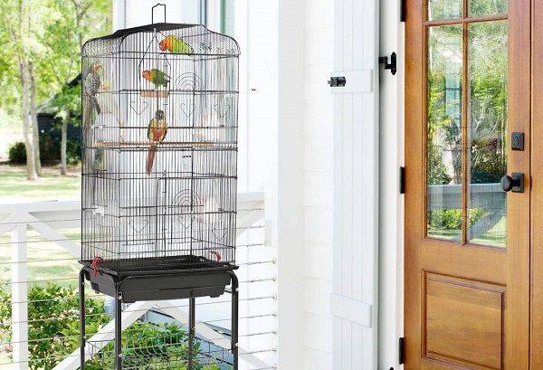 Topeakmart-Large-Parakeet-Bird-Cage