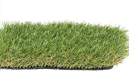 Zen Garden PZG Premium Artificial Grass Patch w/Drainage Holes & Rubber Backing | 4-Tone Realistic Synthetic Grass Mat | 1.6-inch Blade Height