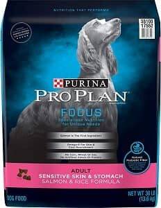Purina Pro Plan Sensitive Skin & Stomach, High Protein Adult Dry Dog Food & Wet Dog Food
