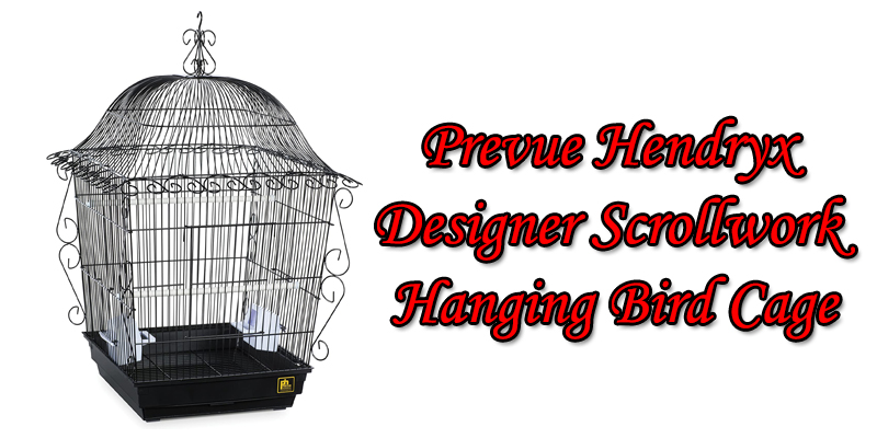 Prevue Hendryx Designer Scrollwork Hanging Bird Cage