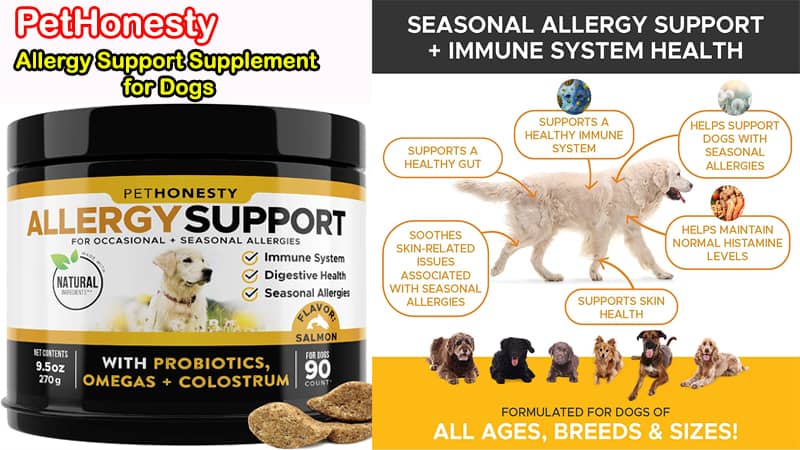 PetHonesty Allergy Support Supplement for Dogs