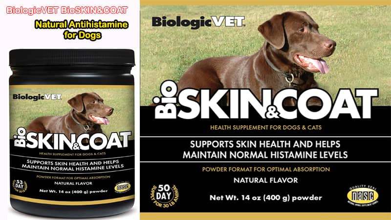 BiologicVET BioSKIN&COAT Natural Antihistamine for Dogs