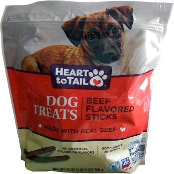 Heart to Tail Dog Treats Beef Flavored Sticks
